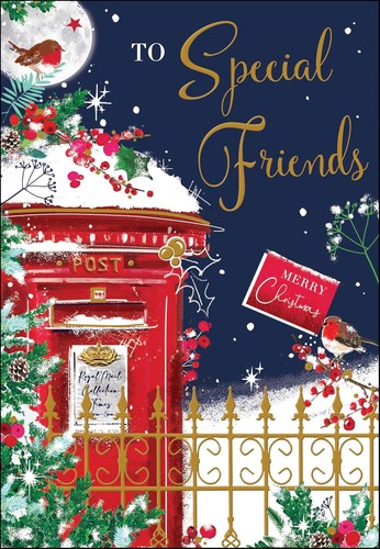 Special friends christmas card - friends,