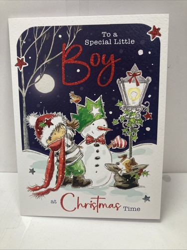 Little boy christmas - little, greeting