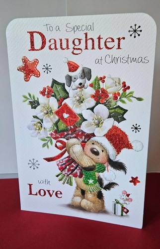 Daughter christmas card - daughter,