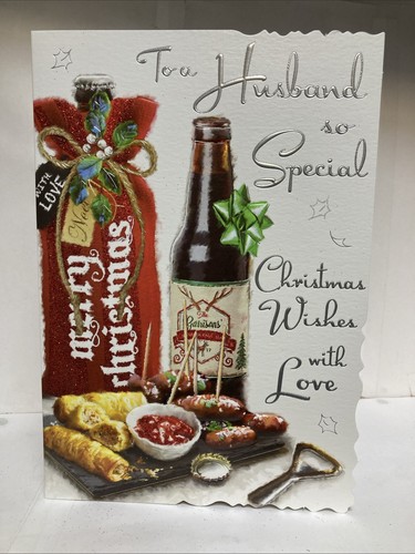 Husband christmas greeting - husband,