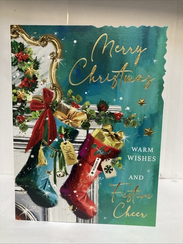 Merry christmas greeting card - merry,