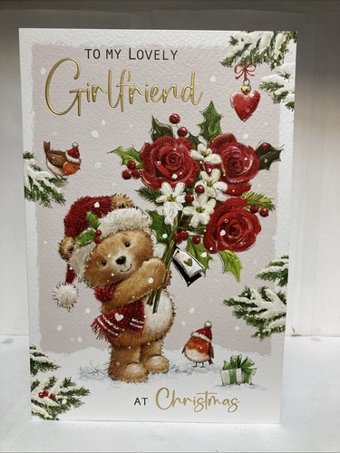 Girlfriend christmas greeting - girlfriend,