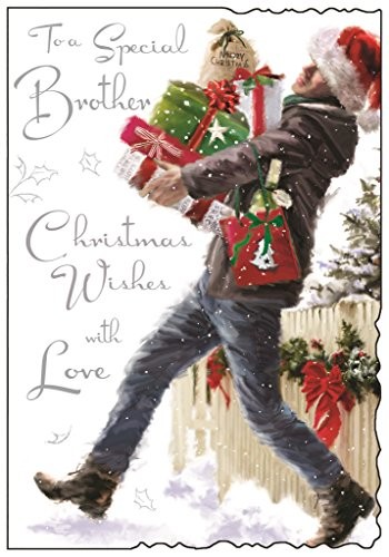 Brother christmas card man - brother,