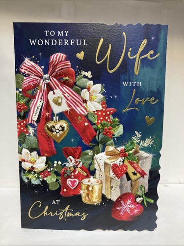 Wife christmas greeting - wife,