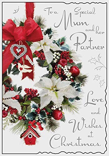 Mum her partner wreath - mum,